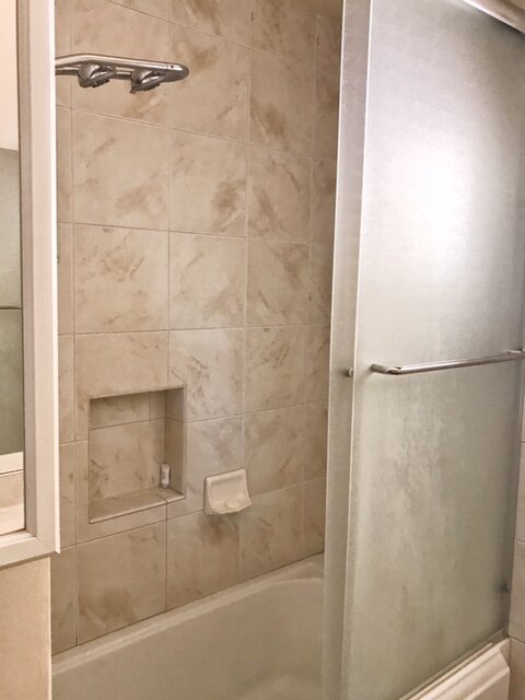 DIY Bathroom Makeover Before And After