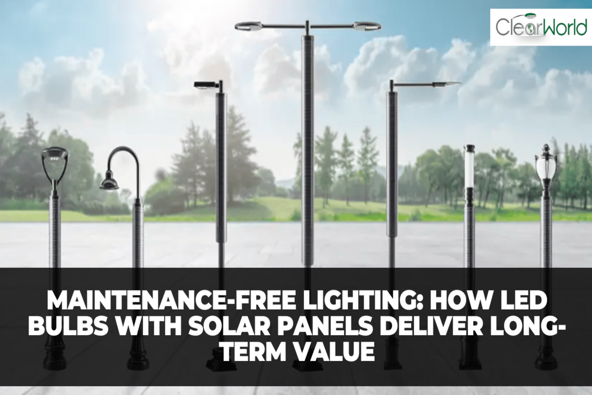 LED Bulbs With Solar Panels