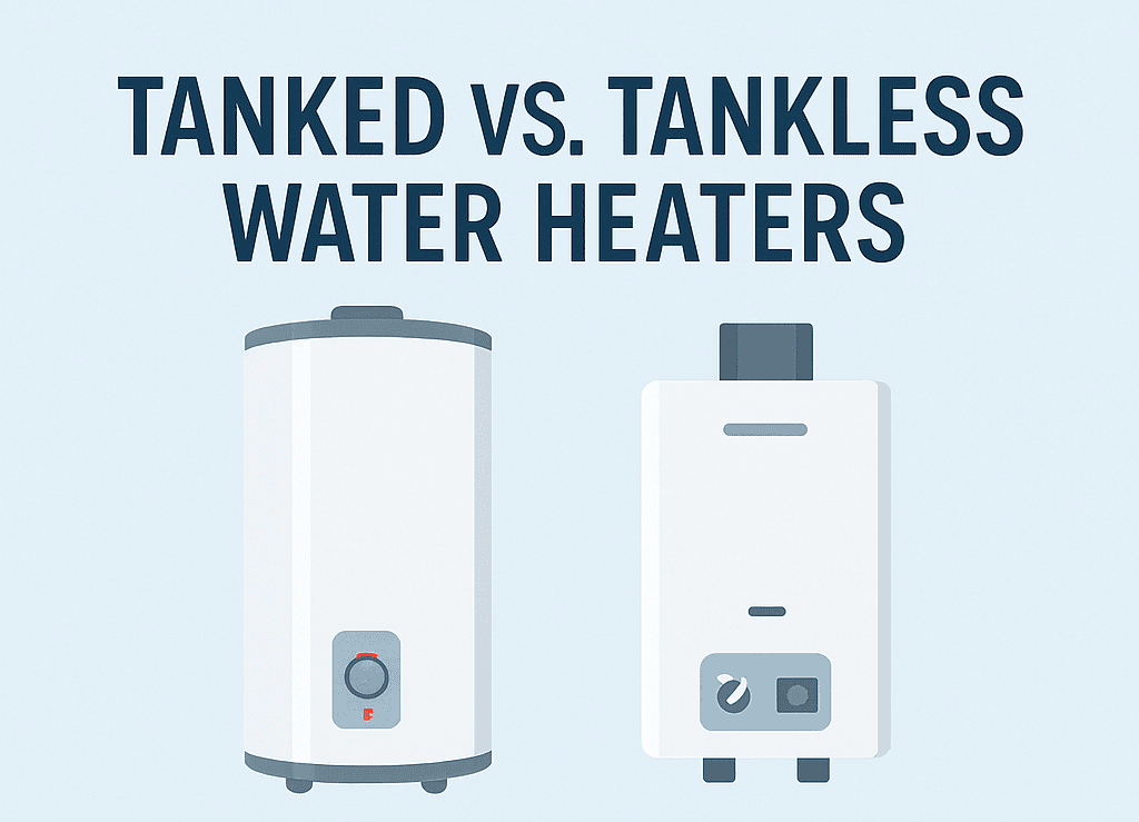 Tanked vs. Tankless Water Heaters: Pros, Cons, and Which One Is Right for You
