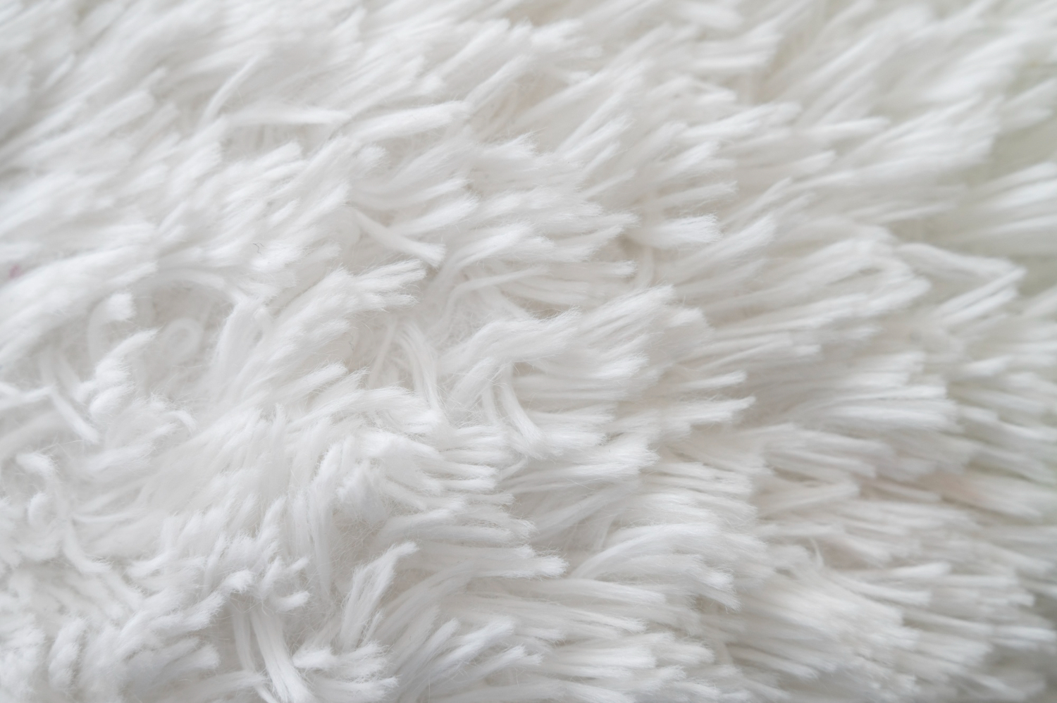 White Shag Rug
